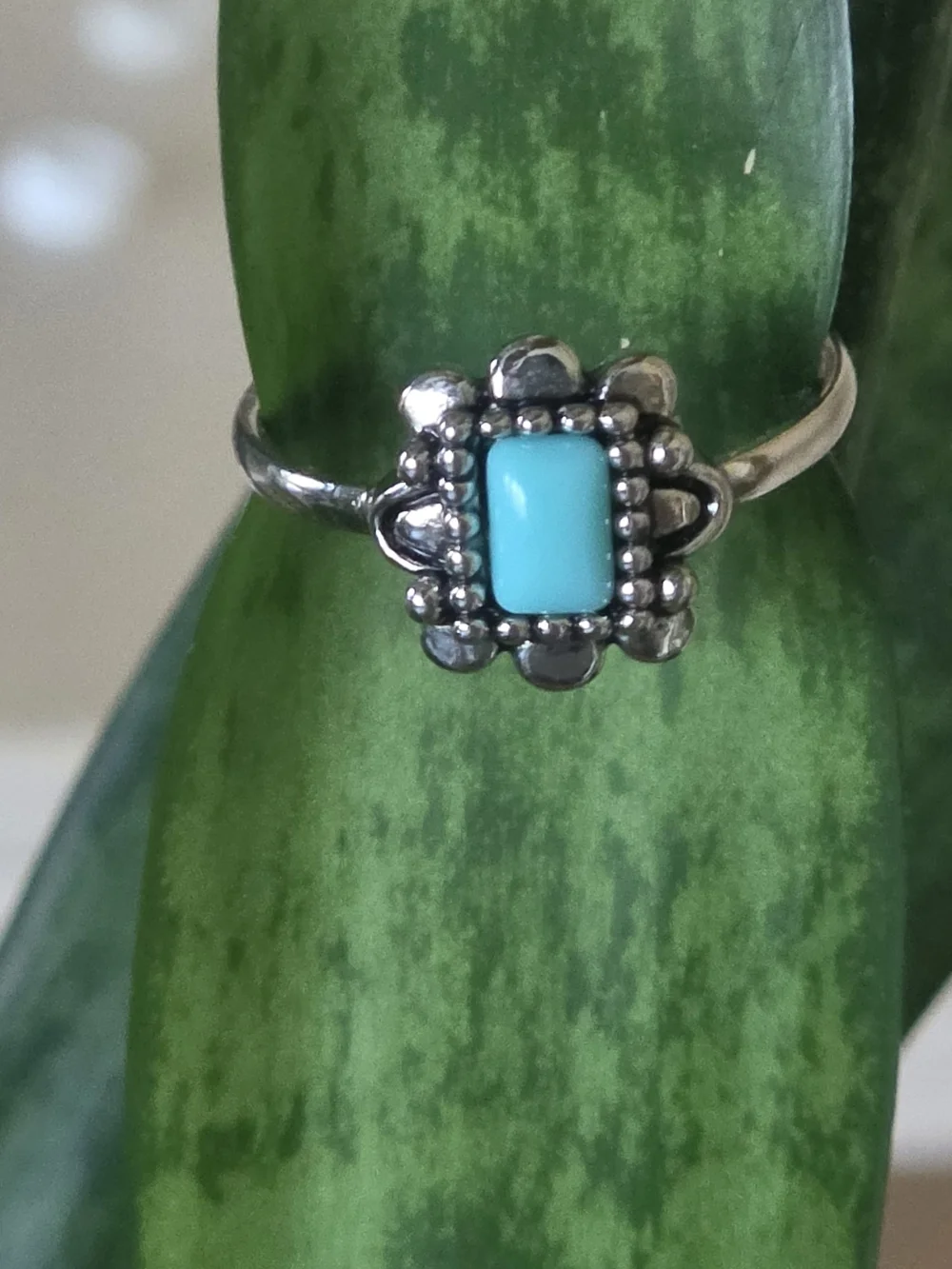 Blue Stone Accent Ring - Women's Jewelry